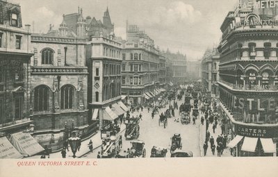 Queen Victoria Street, London by English Photographer